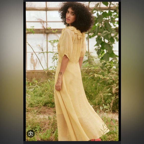 THE GREAT Sunrise Dress - Buttercup - Size 0 - Picture 3 of 8